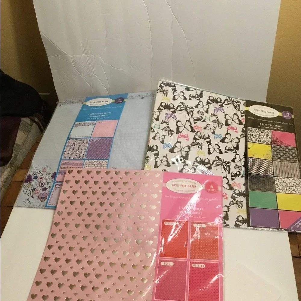 🐣 4/$20 Craft supplies scrapbook pages valentines spring 🐣